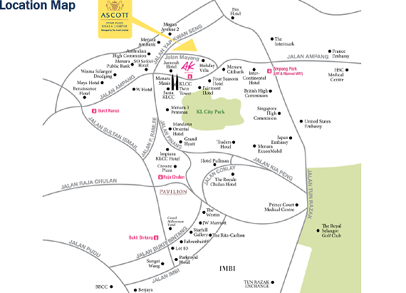 Star Residence Location Map